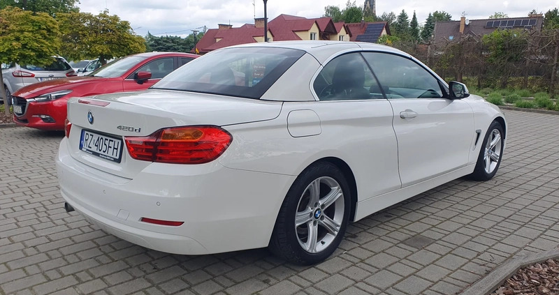 BMW Seria 4 cena 99999 przebieg: 104000, rok produkcji 2015 z Rzeszów małe 529